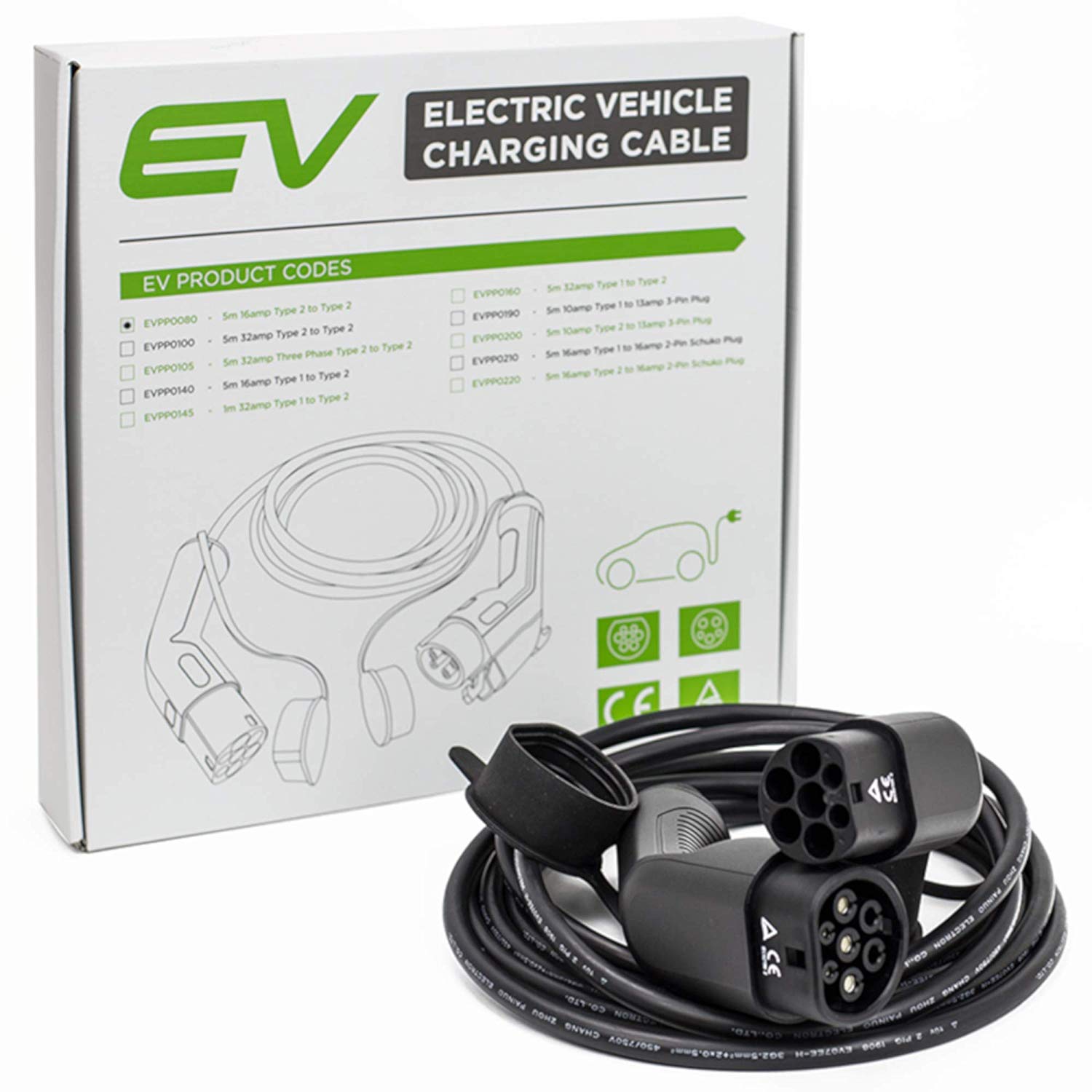 Cable De Carga Coche El Ctrico Tipo Ev Onestop Cargador Para Tu